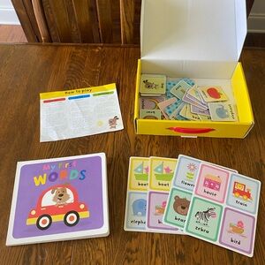 Priddy Books My First Words Matching Game & Book Set